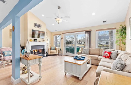 East Quogue House | Waterfront 3BR, 10 Min to U.S. Open, Deck + Hot Tub