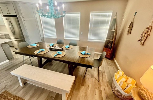 Surfside Beach House | Waterfront 3BR 2BA w private dock, deck, SUPs, hammock
