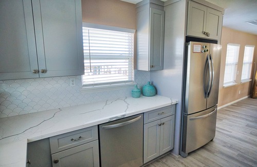 Surfside Beach House | Waterfront 3BR 2BA w private dock, deck, SUPs, hammock