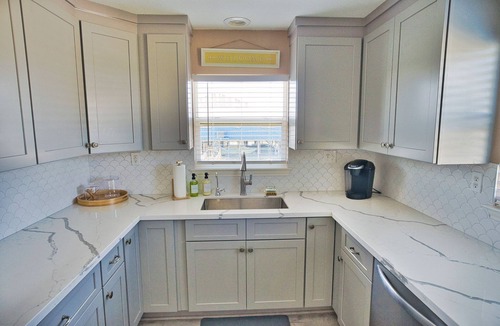 Surfside Beach House | Waterfront 3BR 2BA w private dock, deck, SUPs, hammock