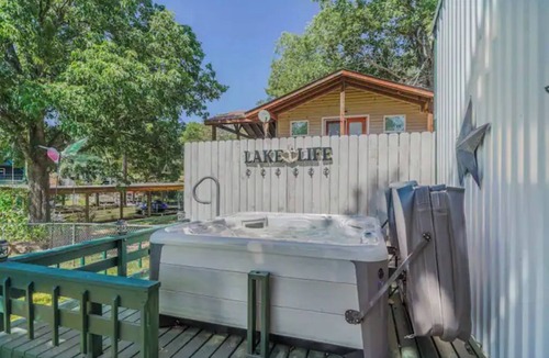 Blanchard House | Waterfront 5BR + Hot Tub + Fire Pit with Awesome Building for Family Fun!