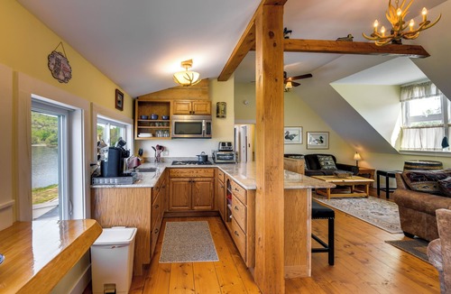 Lake Elmore Apartment | Waterfront Apartment: Beach & Fire Pit Access!