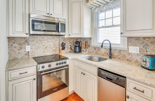 Brigantine House | Waterfront Brigantine Home, Walk to Beach!