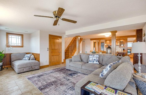Buckeye Lake House | Waterfront Buckeye Lake House: Deck + Views!
