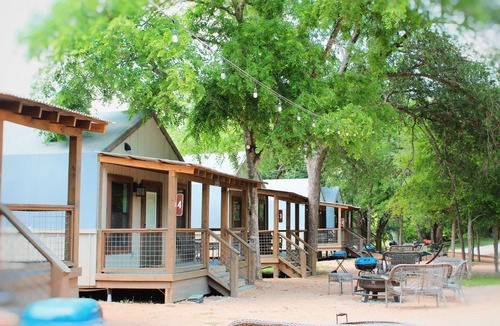 Seguin Cabin | Waterfront Cabin at Son’s Geronimo – 25-acre nature resort on creek! - SG9