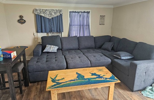 Aransas Pass Cabin | Waterfront Cabin in Aransas Pass, Texas. Full kitchen! @Fin and Feather Marina