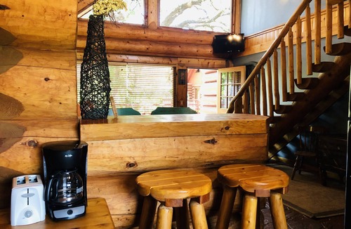 Marble Falls Cabin | Waterfront Cabin w/Stunning Lake Views & Porch