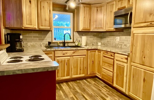 Waterville Cabin | Waterfront Cabin Walkable to Everything!