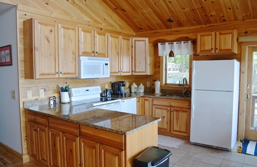 Thompson's Point Cabin | Waterfront cabin with private Sebago Lake Beach