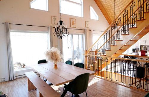 St. Felicien Ski Chalet | Waterfront chalet - Le Grand Heron-Bleu