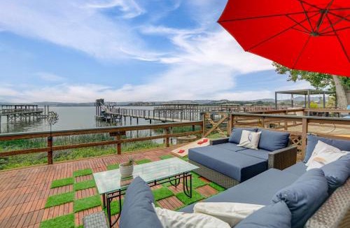 Upper Lake House | Waterfront Clear Lake Home with Game Room and Deck!