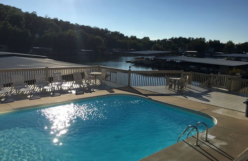 Osage Beach Condo | Waterfront Condo! Great Location with an incredible view! Boat Slip Available!