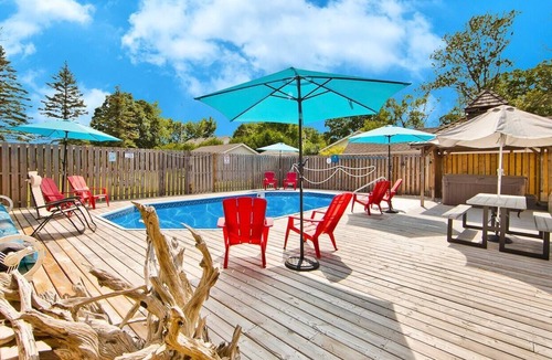 Quinte West Cottage | Waterfront Cottage with pool, hot tub & Fire Pit