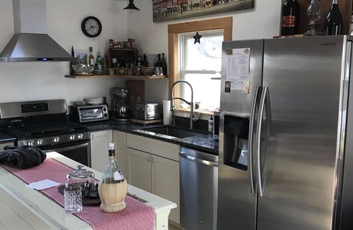 Belfast Cottage | Waterfront cottage with deep water dock, ocean front.