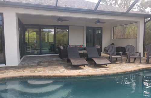 Port Charlotte House | Waterfront Custom Home with Gulf access & Heated Pool