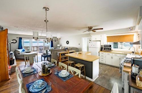 Rapid City House | Waterfront Deck and Dock Torch Lake Home!