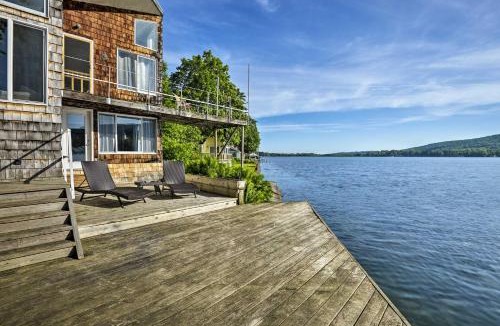 De Ruyter House | Waterfront DeRuyter Home w/Private Dock!