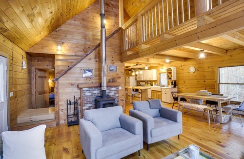 Dresden Cabin | Waterfront Dresden Cabin with Deck + Fire Pit!