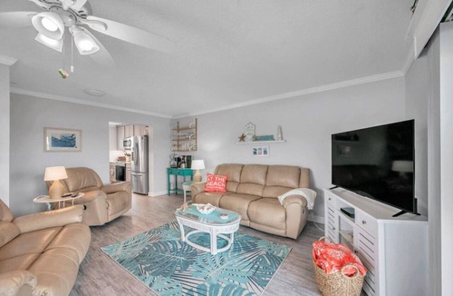 Indian Shores Villa | Waterfront End Unit Townhome with Garage(SS-23)