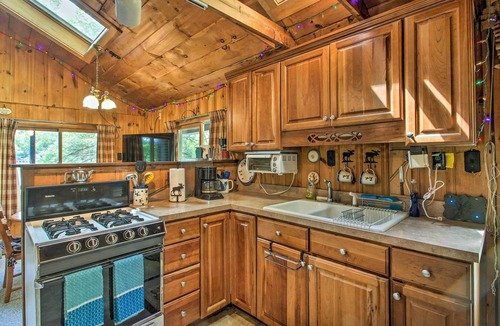 Casco Cabin | Waterfront Escape w/Kayak, Paddle Boards, & Sauna