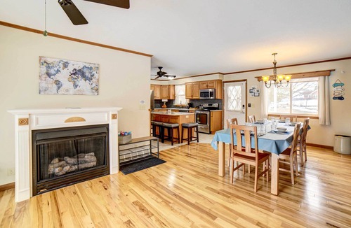 Paris Cottage | Waterfront Evart House on Chippewa Lake Channel