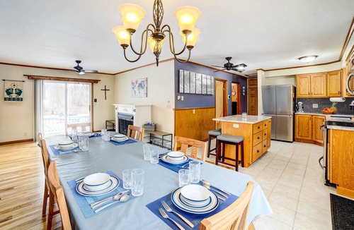 Paris Cottage | Waterfront Evart House on Chippewa Lake Channel