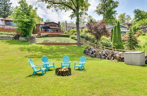 Fox Lake Cottage | Waterfront Fox Lake Vacation Rental w/Fire Pit!