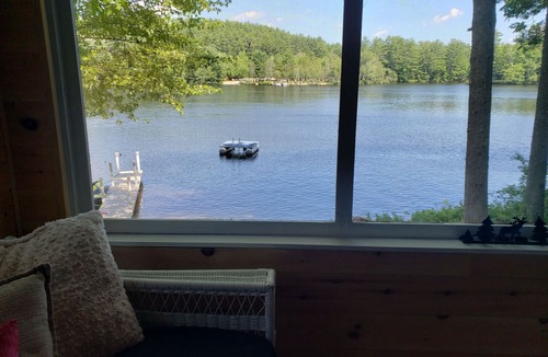 East Wakefield House | Waterfront! Gentle sloping beach highlights this updated waterfront home!