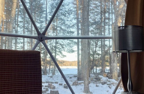 Dysart et al Cabin | Waterfront Geodesic Dome 1