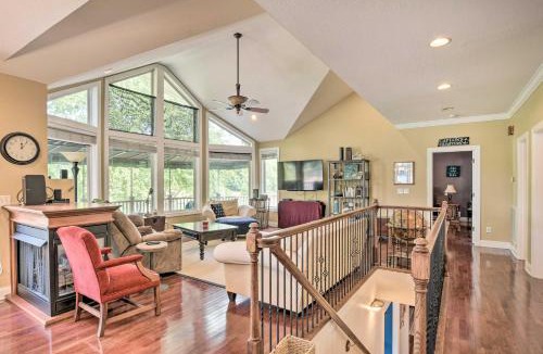 Lake Secession House | Waterfront Getaway with Fire Pit and Game Room!