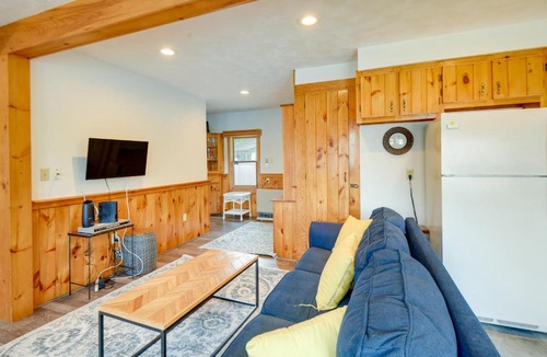 Gray House | Waterfront Gray Home with Furnished Deck and Fire Pit!