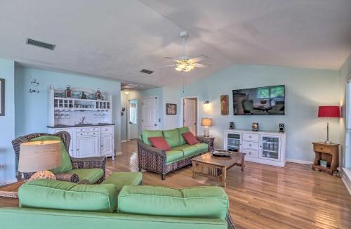 Carrabelle House | Waterfront Gulf Coast Getaway with Boat Dock!