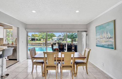 North Corals House | Waterfront Heated Pool, Jacuzzi, Private Pier, 2mi to Beach