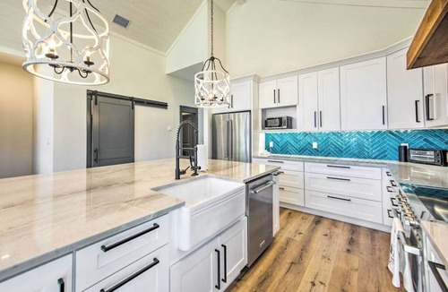 Tool House | Waterfront Hilltop Escape, Modern New Construction Ready for Family Fun