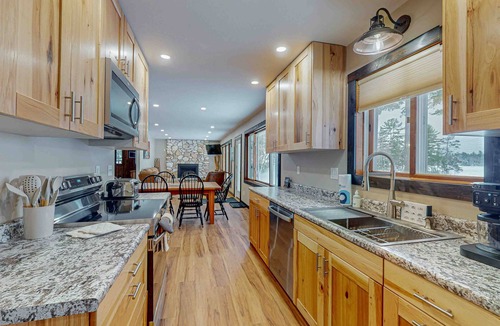 Mercer House | Waterfront home in great location with private dock, firepit & deck