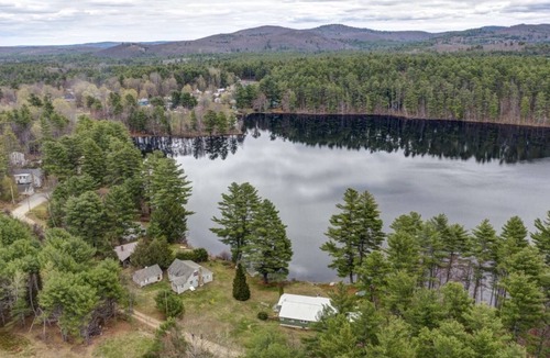 West Newfield House | Waterfront Home on Peaceful & Private Pond