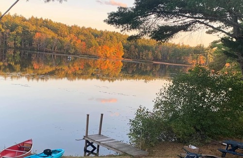 West Newfield House | Waterfront Home on Peaceful & Private Pond