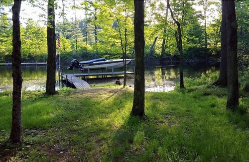 South Casco Cabin | Waterfront Home Private Boat Dock!