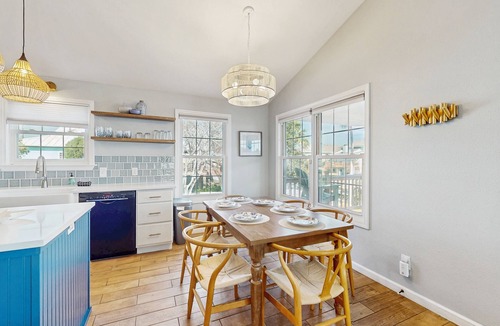 Flour Bluff House | Waterfront home with private pool & dock - outdoor patio with a view