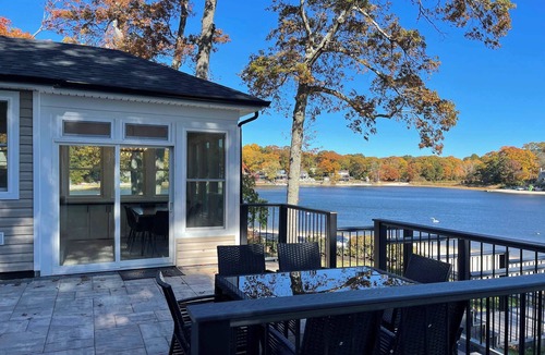 Ridge House | Waterfront Home w Private Beach & Firepit