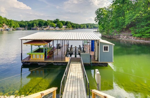 Sunrise Beach House | Waterfront Home w/Views & Dock in Sunrise Beach!