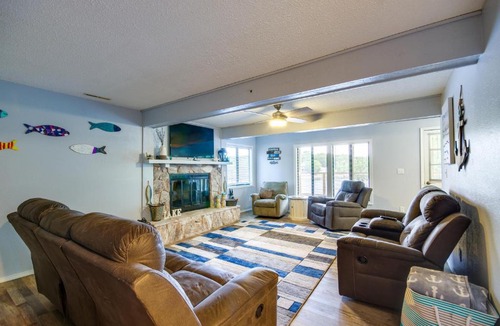 Sunrise Beach House | Waterfront Home w/Views & Dock in Sunrise Beach!