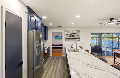 Burnt Store Isles House | Waterfront home, with private pool and lanai, Gulf access with fishing dock
