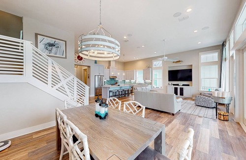 Rockport House | Waterfront home with private pool, community kayaks, grill, open layout, & AC