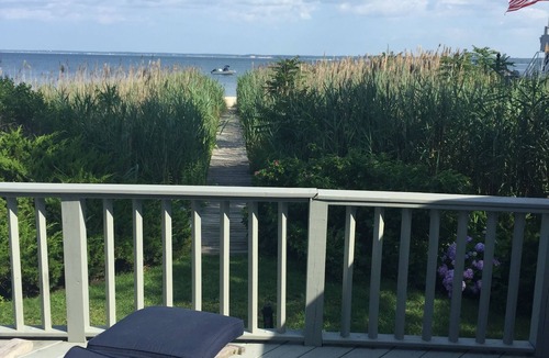 Jamesport House | Waterfront home with private beach on Peconic Bay