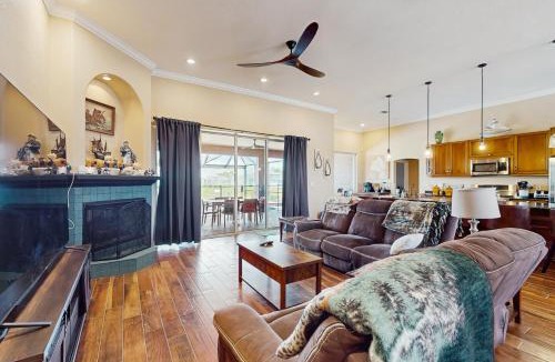 Pebble Beach House | Waterfront Home with Pool and Patio in Rotonda West!
