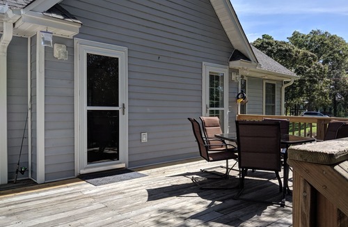 Shallotte House | Waterfront home with fishing dock