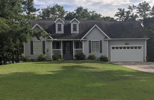 Shallotte House | Waterfront home with fishing dock