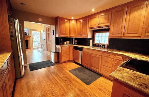 Russells Point Cottage | Waterfront house with hot tub private dock!