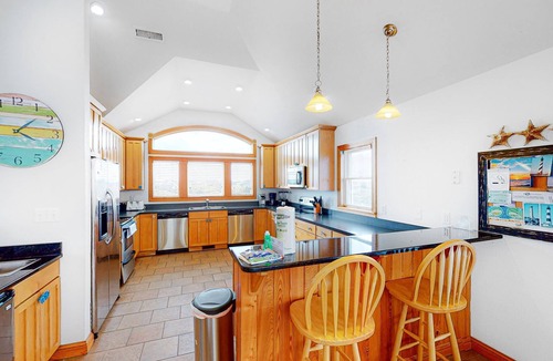 Buxton House | Waterfront house with pool, hot tub, pool table, elevator & ocean view